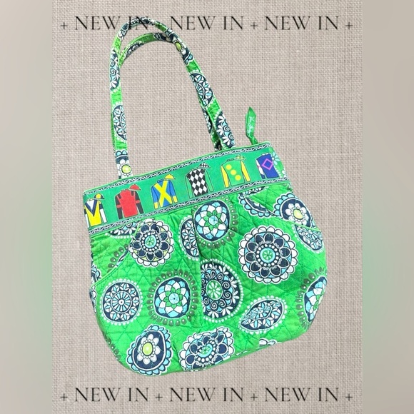 Vera Bradley Shoulder bag with Jockey Silks motif - Picture 3 of 12